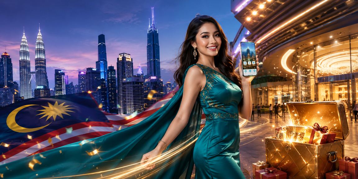 Casino and sports app in Kuala Lumpur with a modern Malay aesthetic